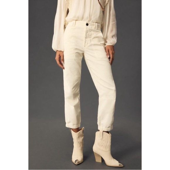 Citizens Of Humanity Pants - CITIZENS OF HUMANITY • Agni Utility pants cream corduroy slim straight - 29
